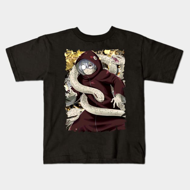 KABUTO YAKUSHI MERCH VTG Kids T-Shirt by kuzza.co